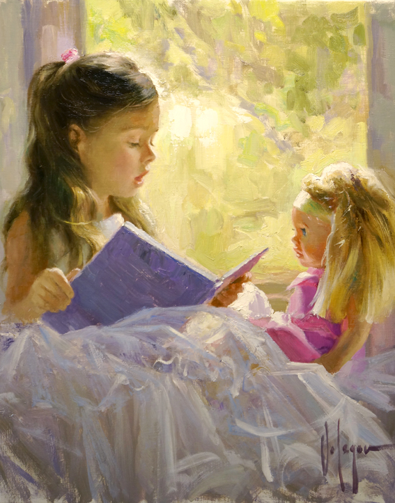 Vladimir Volegov - Child 3 - Original Acrylic on Canvas Painting